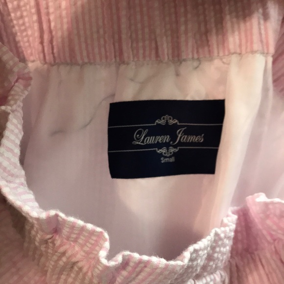 Lauren James sear-sucker scalloped skirt! - Picture 2 of 2